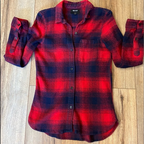 Madewell Tops - Madewell Plaid Flannel